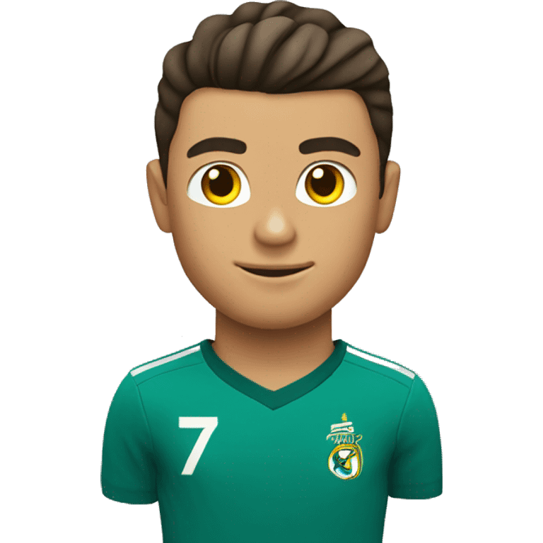 Cristiano Ronaldo soccer emoji