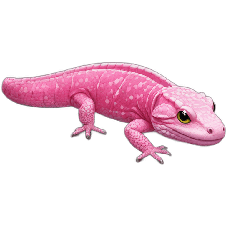 tegu lizard pink emoji