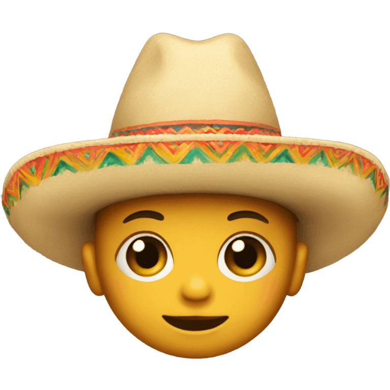 Baby in sombrero emoji