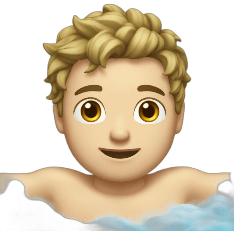 Roi Arthur dans son bain emoji