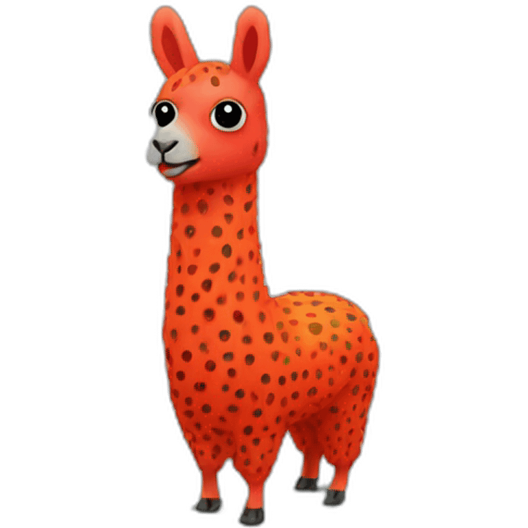 yayoi kusama llama emoji