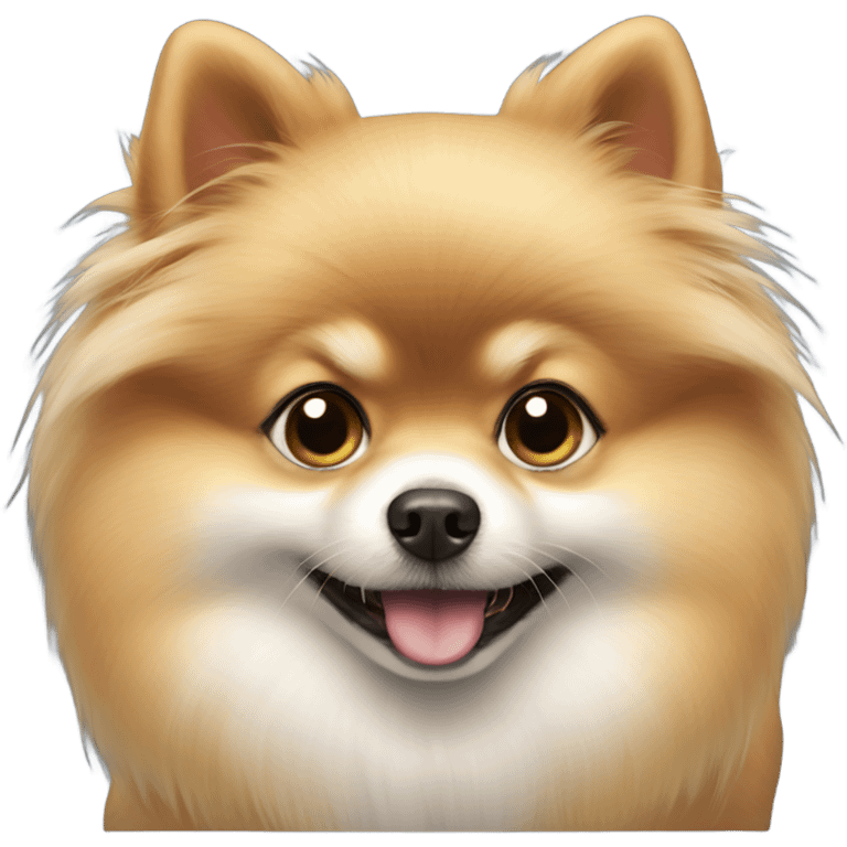 Half mouse half Pomeranian  emoji