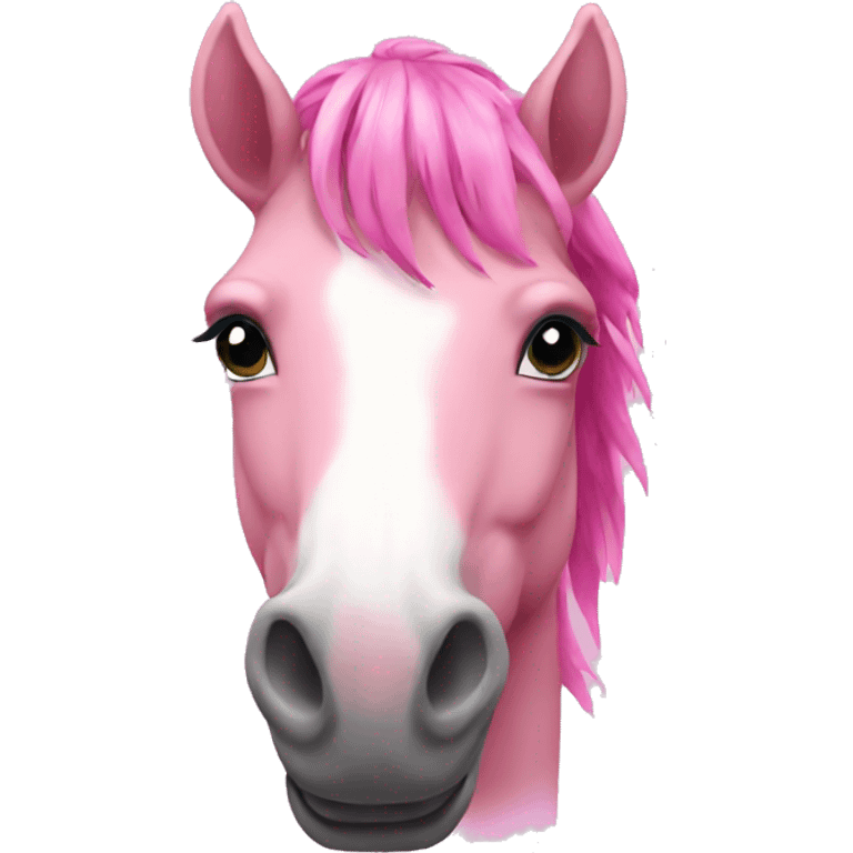 pink horse  emoji