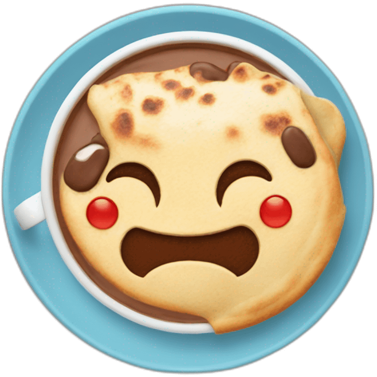 Pupusa and hot chocolate emoji