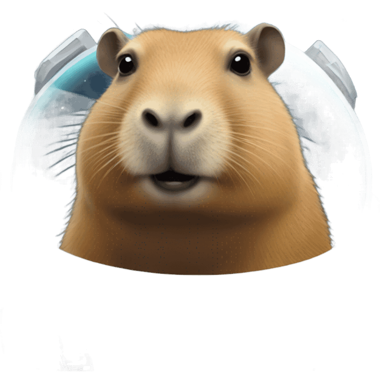 capybara in outer space emoji