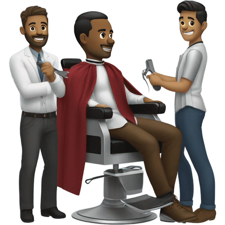 Tyler getting a haircut emoji