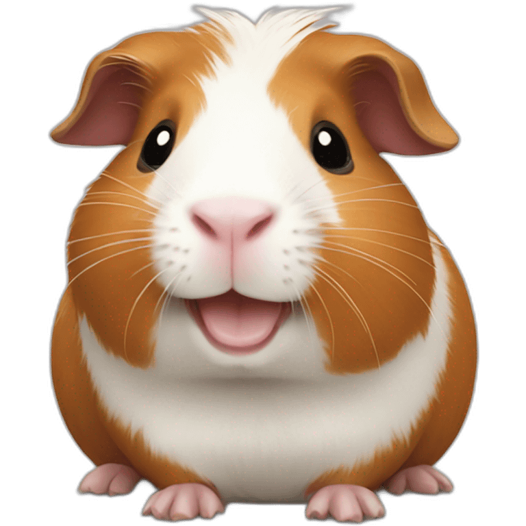 Happy guinea pig emoji