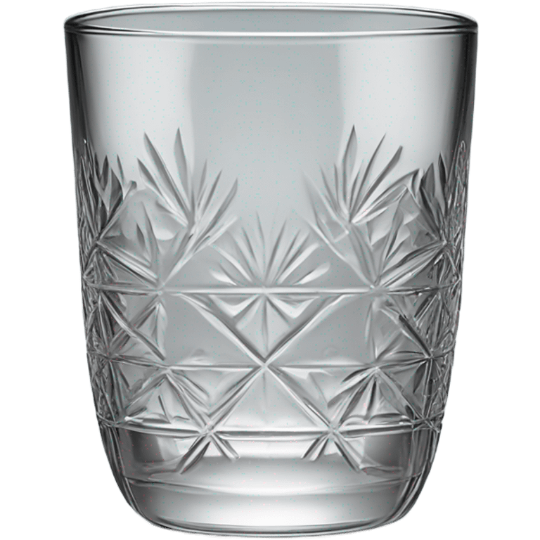 Crystal whiskey glass emoji