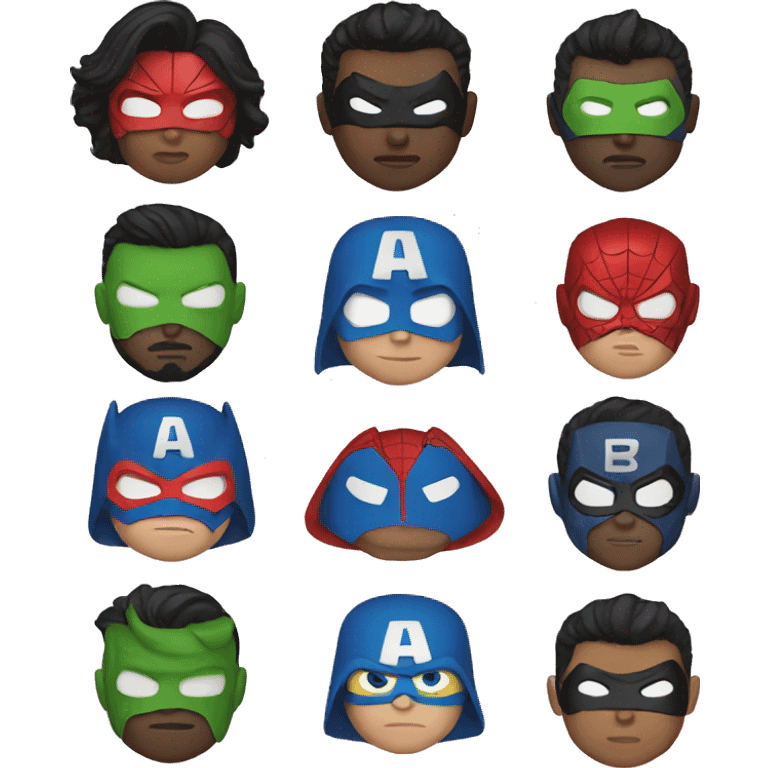 Superheroes emoji