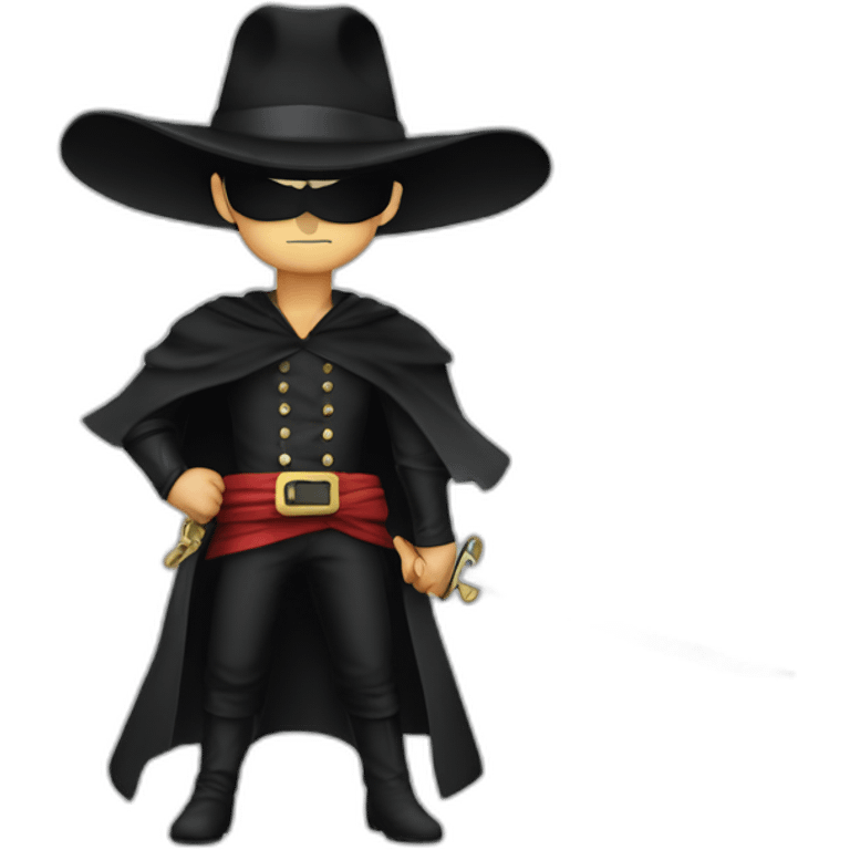 One piece zorro emoji