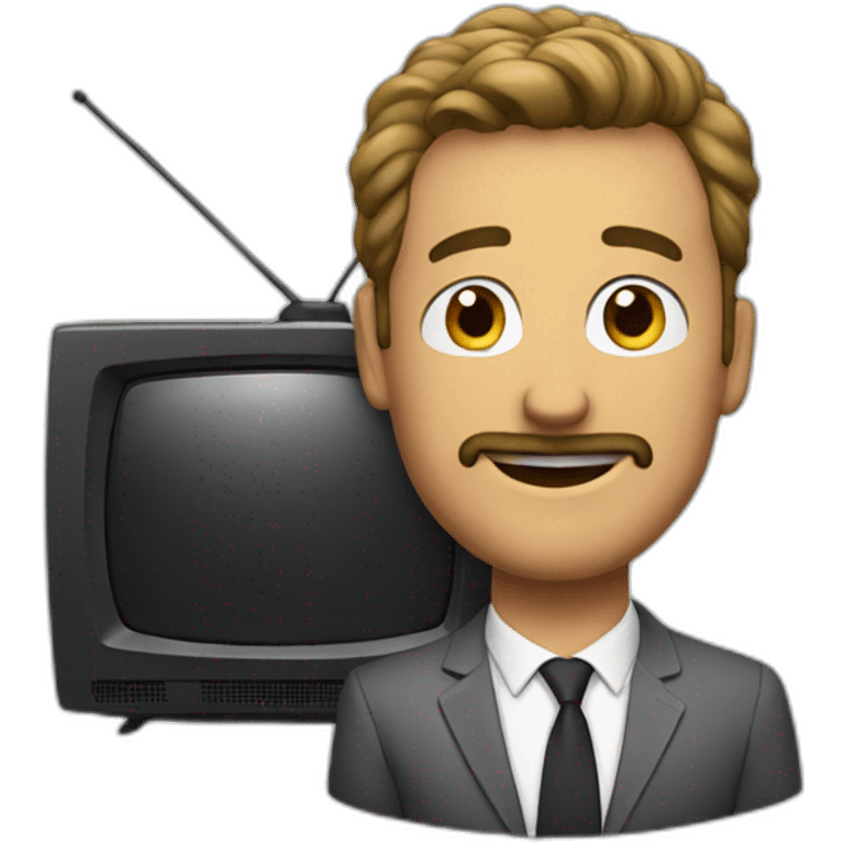 TV man emoji