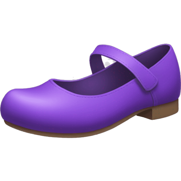 purple Flat shoe  emoji