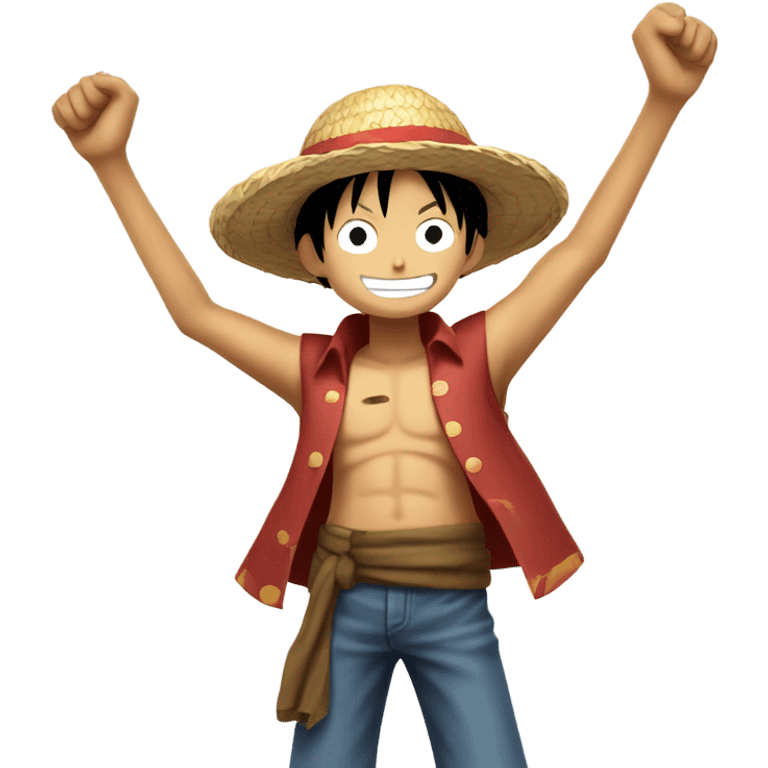 Luffy in the spotlight emoji