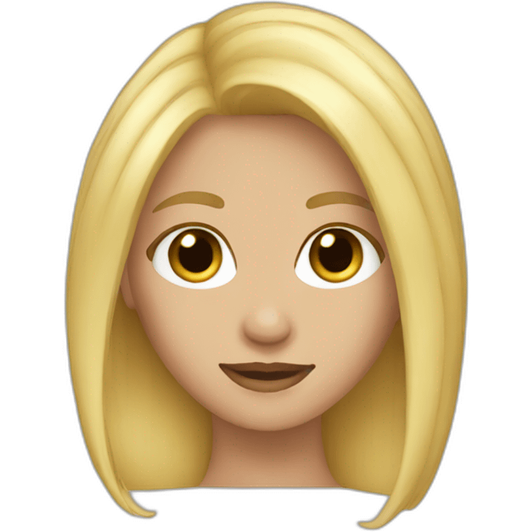 blonde haiir  emoji