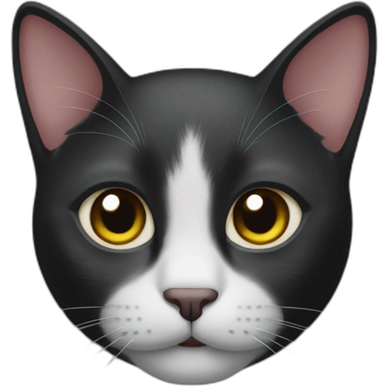 Black cat named Manjaco emoji