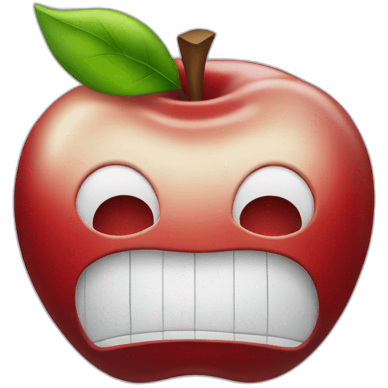 red apple wallstreet emoji