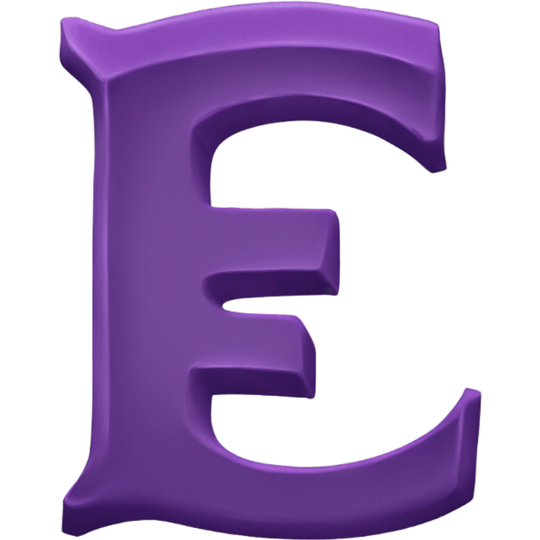 animated electric letter E emoji