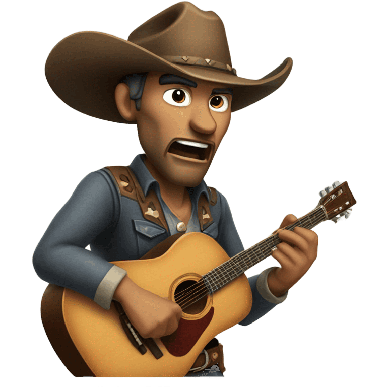 ANGRY COWBOY MUSICIAN emoji