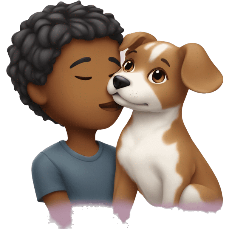 Me kissing puppy emoji