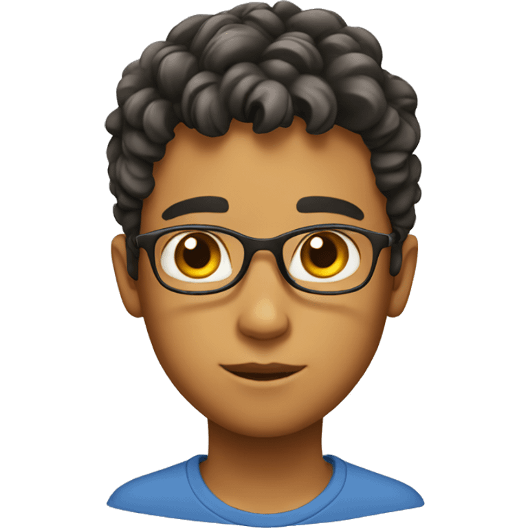 Smart boy emoji