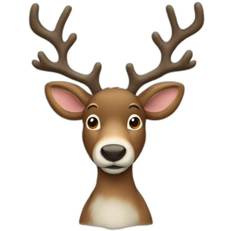 reindeer emoji