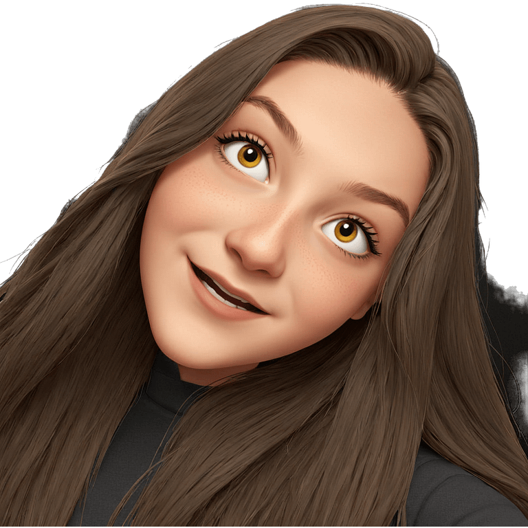 smiling girl with long hair emoji