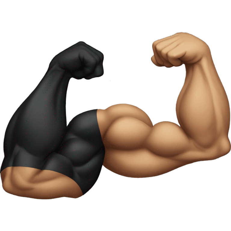 Black bicep emoji