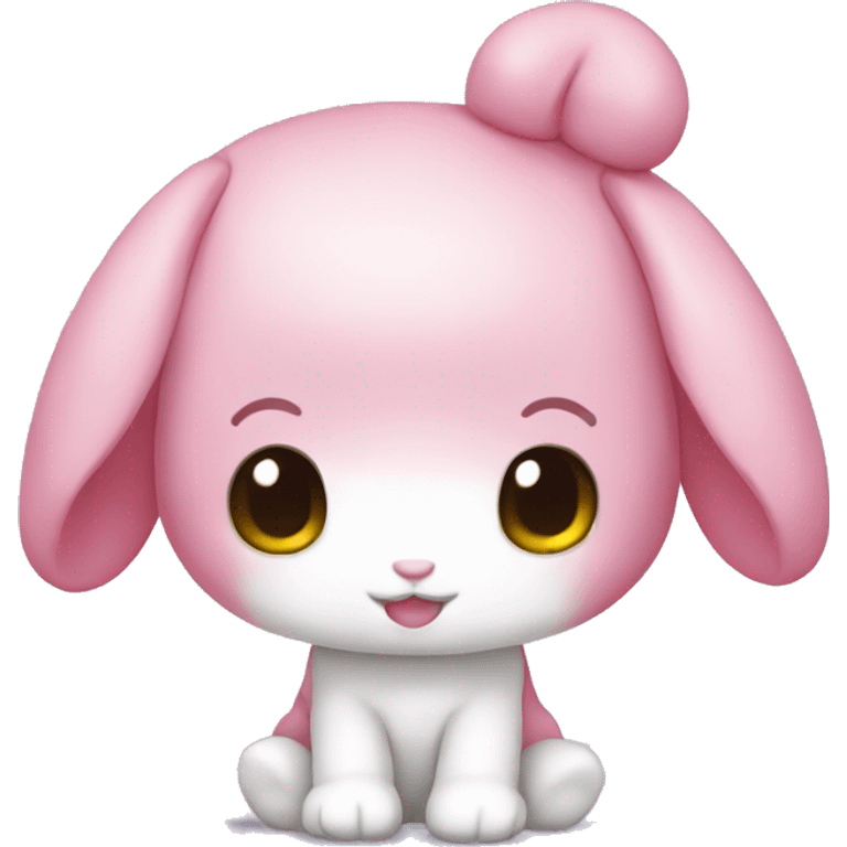 My Melody with lop-ear emoji