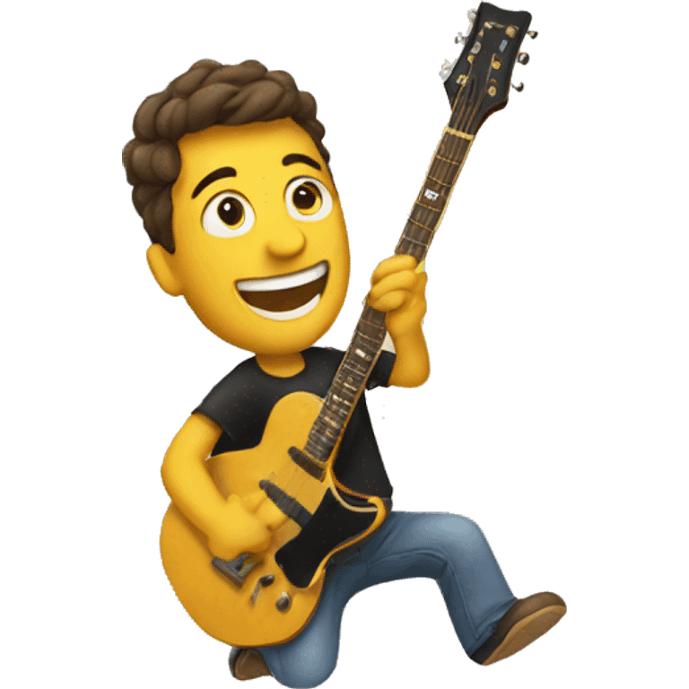 guitar man emoji