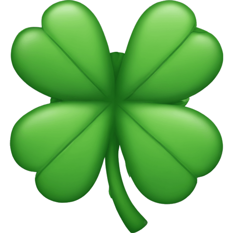 make a clover  emoji