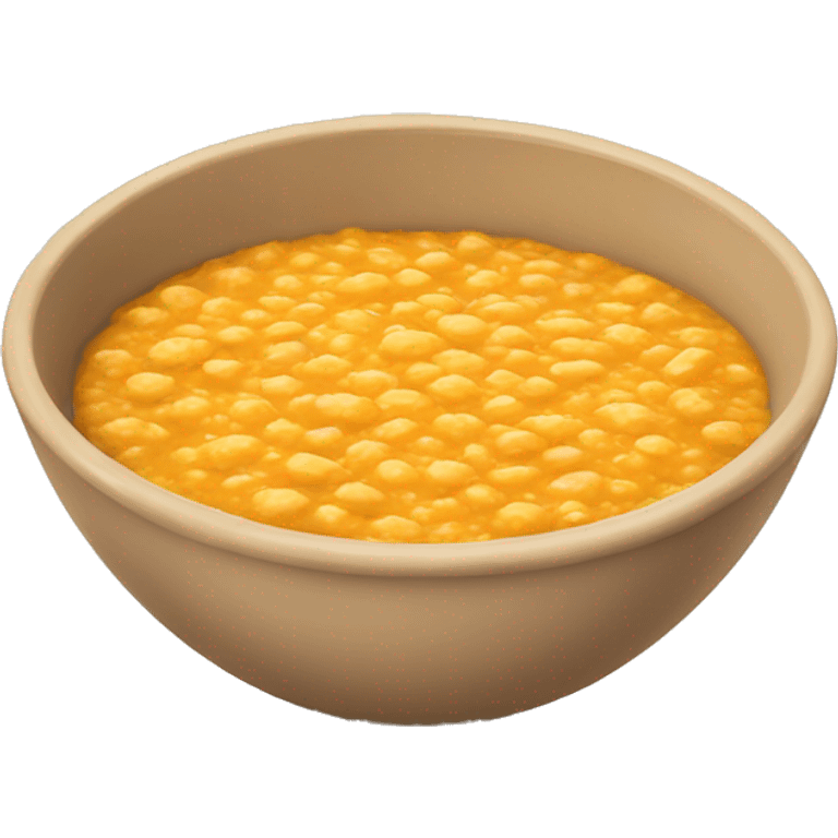 Bowl of orage dal  emoji