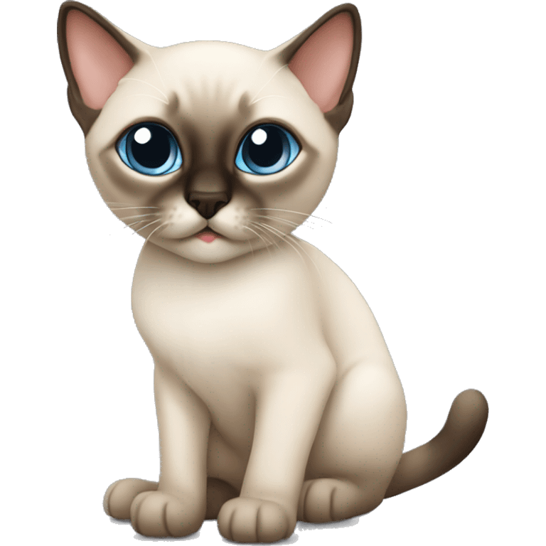 Siamese kitten emoji