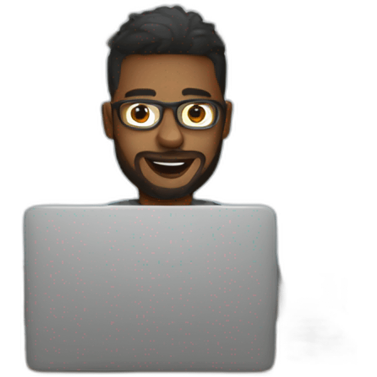 web designer with laptop emoji