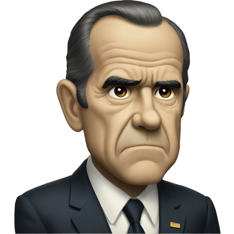 Nixon is scared emoji