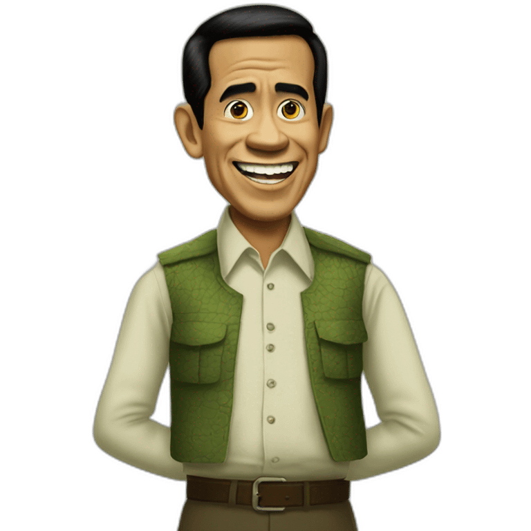 jokowi shrek emoji