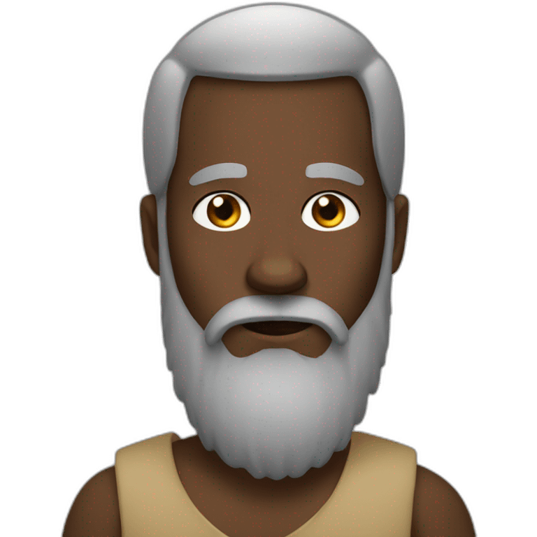 Moor with long beard emoji