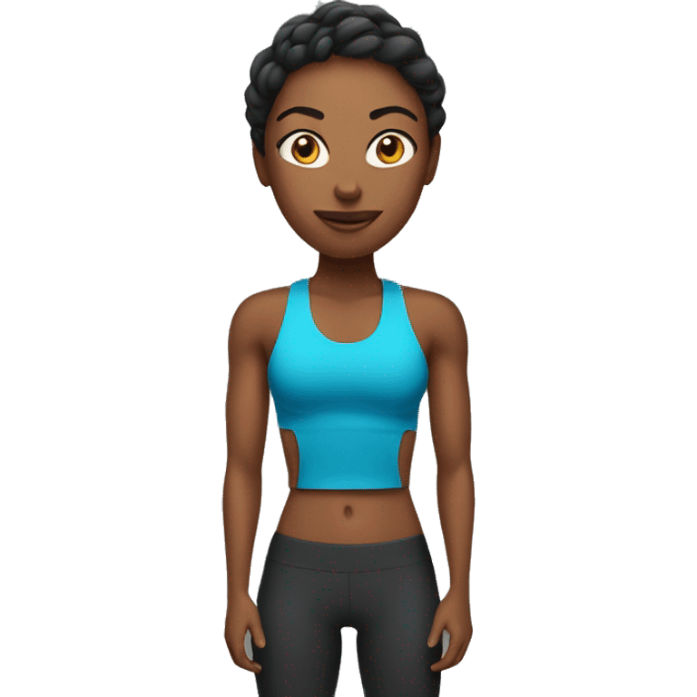 Fitness woman emoji