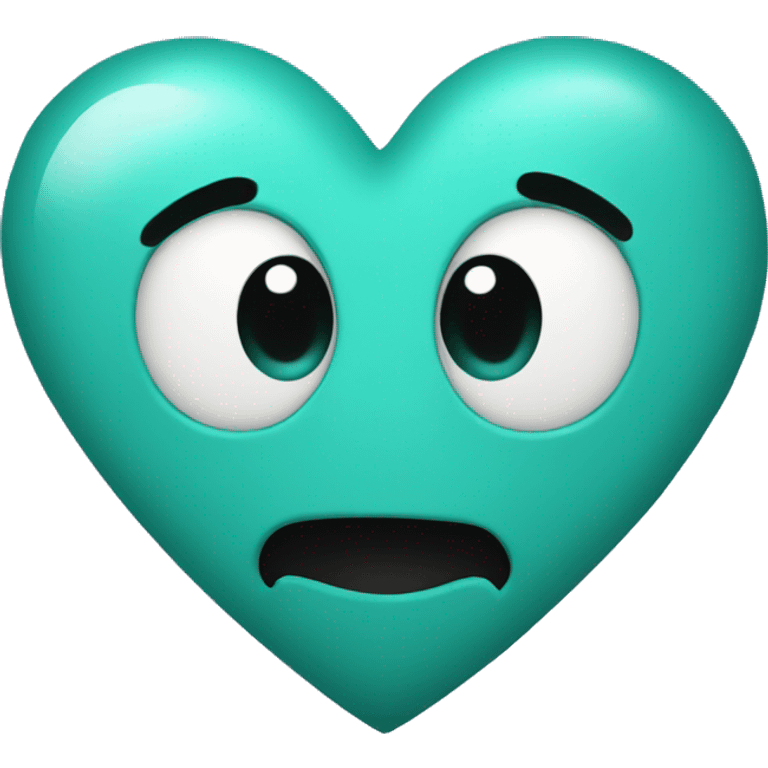 teal heart  emoji