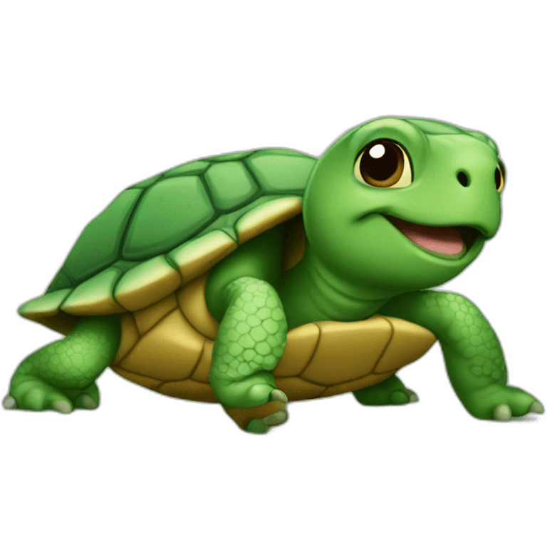 Tortue heureuse emoji