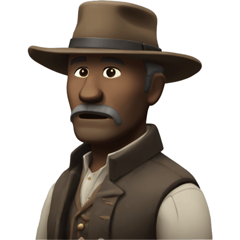 Uncle from rdr2 with back pain emoji