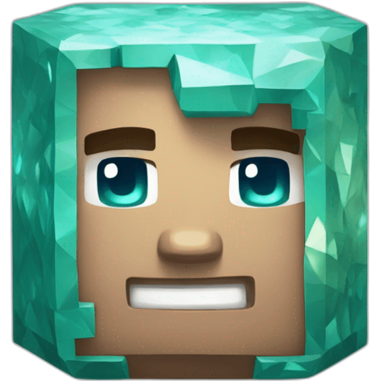 Minecraft diamond emoji