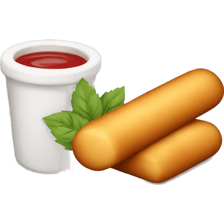 Mozzarella stick emoji