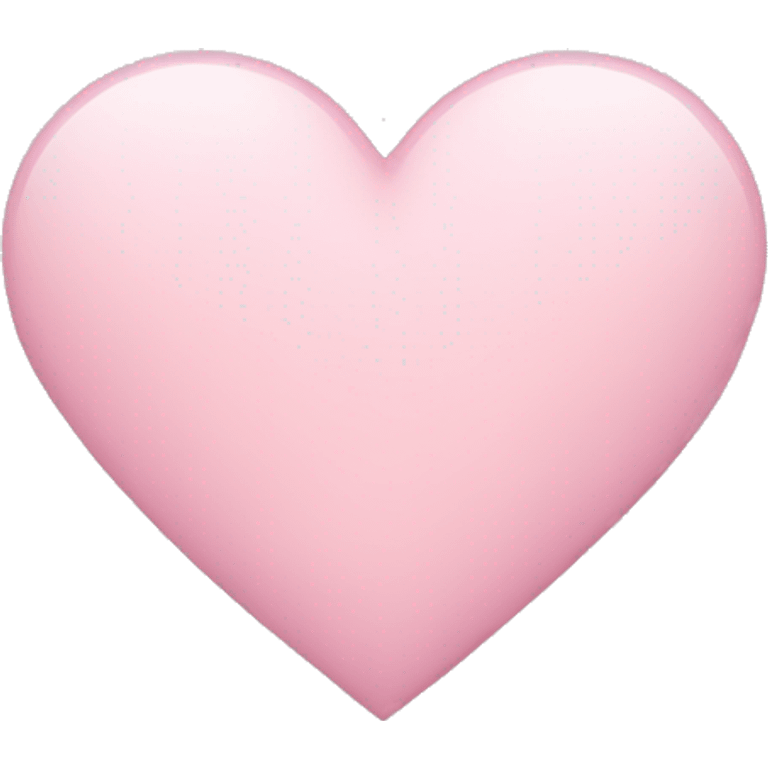 Light pink heart emoji