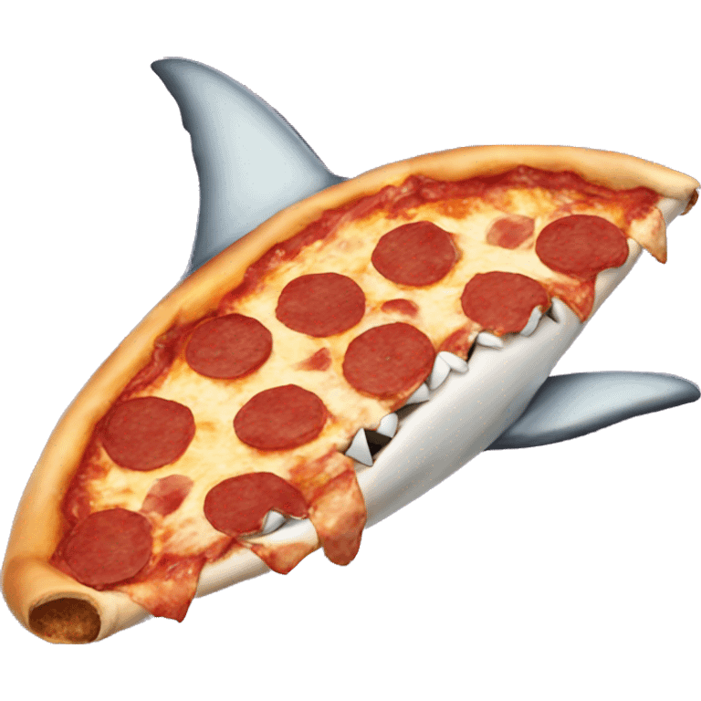 shark pizza emoji