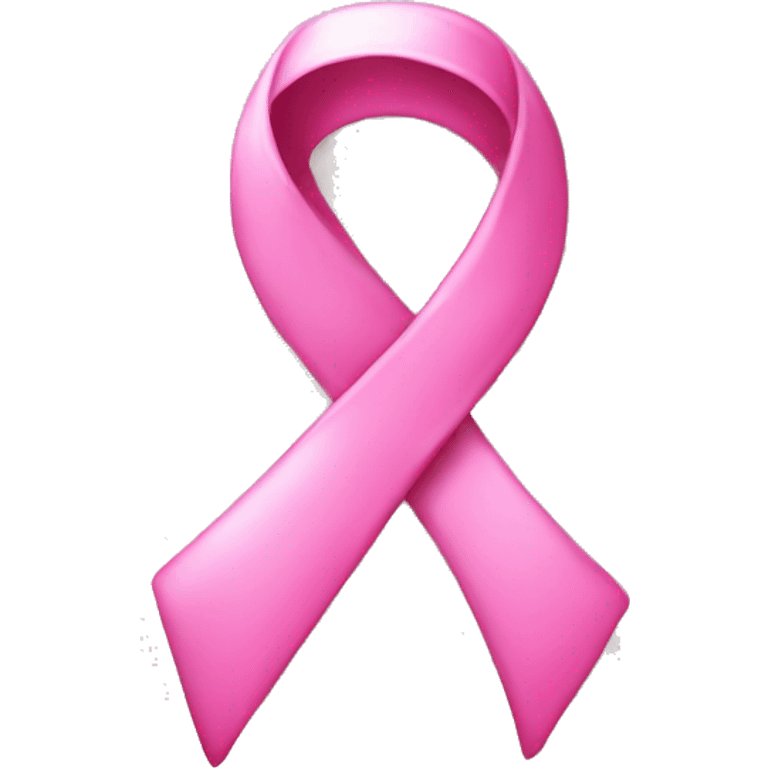 pink cancer ribbon emoji