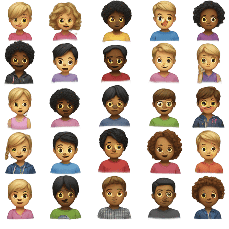 12 kids emoji