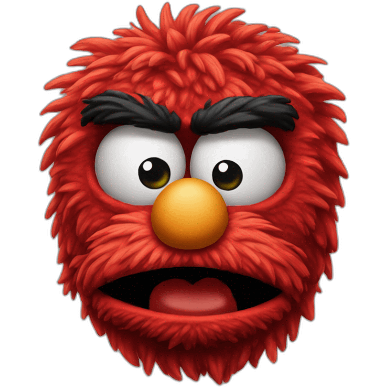 Elmo angry emoji