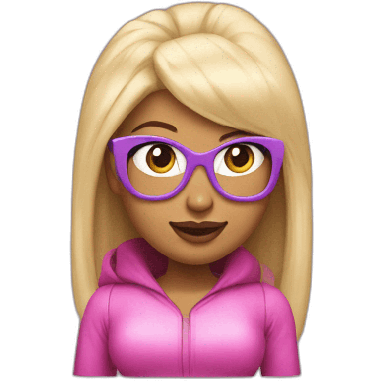 Nicki minaj geeking emoji