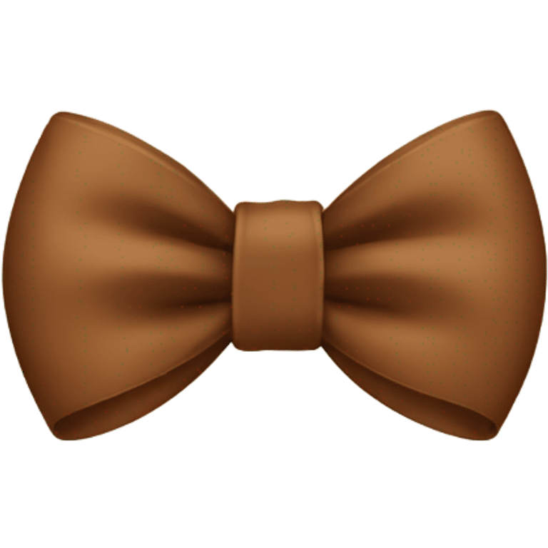 brown bow emoji