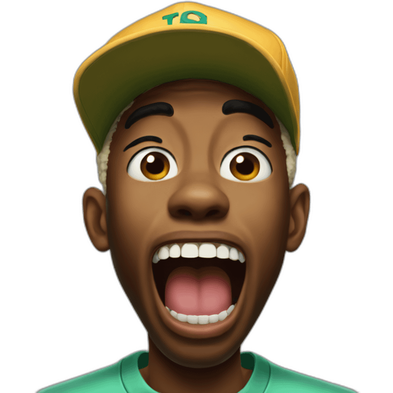 tyler the creator cringing emoji